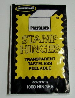 HE Harris Y737 1000 Pregummed Folded Stamp Hinges