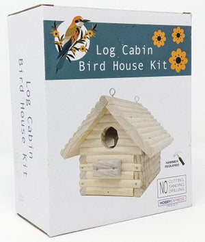 Hobby Express 60010 Log Cabin Bird House Kit