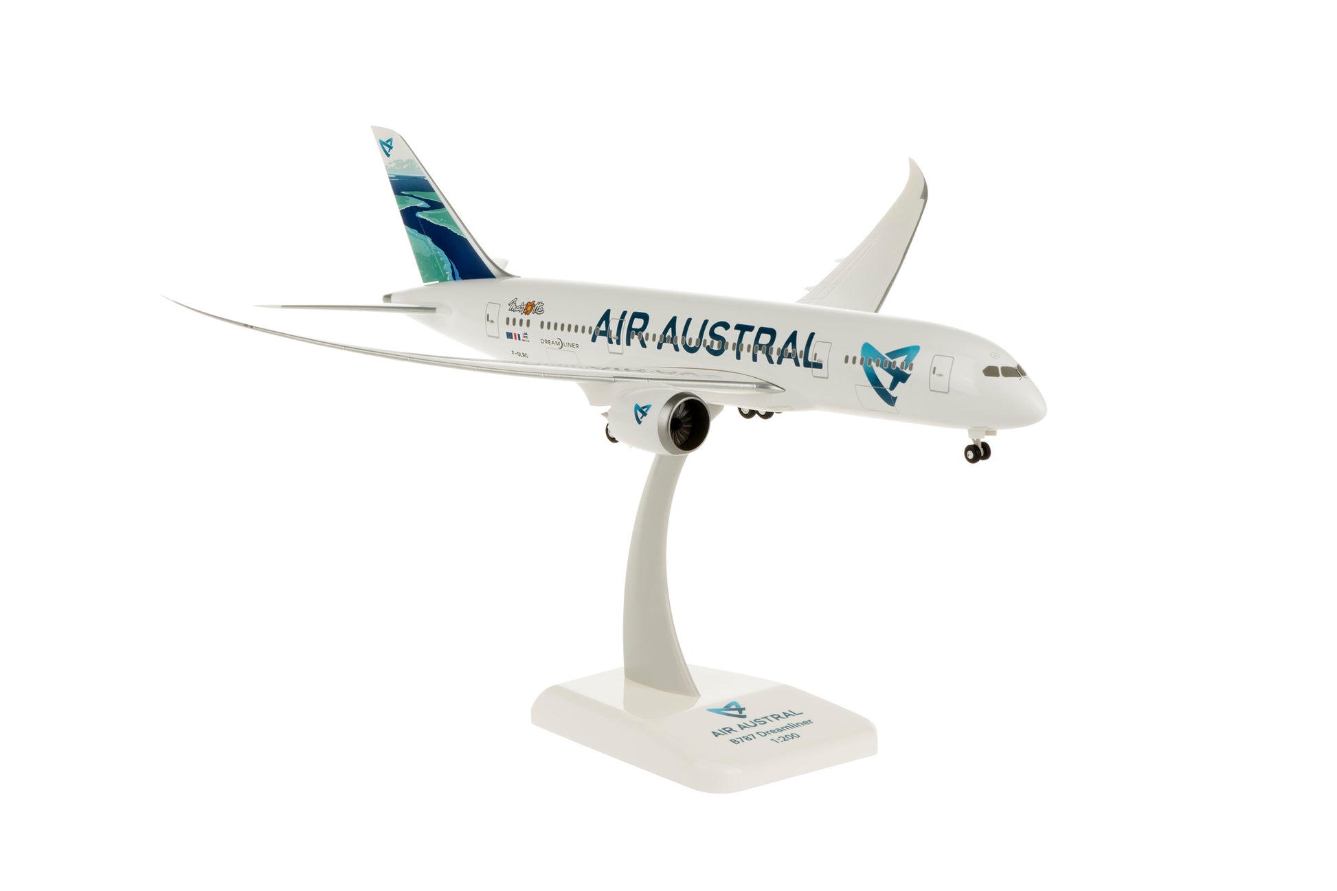 Hogan Wings HGAA03 Air Austral 787-8 1/200 W/Gear Reg#F-Olrc