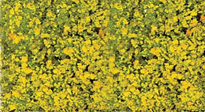 Heki Mini Forest 1556 All Scale Foliage Pad - 11 x 5-1/2" 27.9 x 14cm -- Goldenrod Yellow