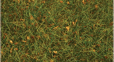 Heki Mini Forest 1578 All Scale Wild Grass Pad - 11 x 5-1/2" 27.4 x 14cm -- Alpine Green