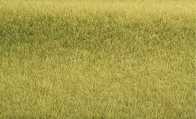 Heki Mini Forest 1863 All Scale Tuftgrass(R) Pad - 17-1/2 x 6-1/2" 44.5 x 16.5cm -- Savannah Green