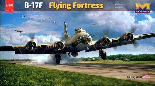 HK Models 1E+29 1/32 B17F Flying Fortress Heavy Bomber