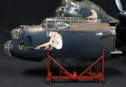 HK Models 1E+33 1/32 Avro Lancaster B Mk I Nose Art Kit w/Display Dolly