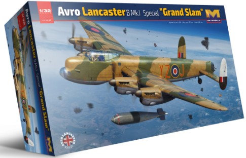 HK Models 1E+38 1/32 Avro Lancaster B Mk I Special Grand Slam Bomber