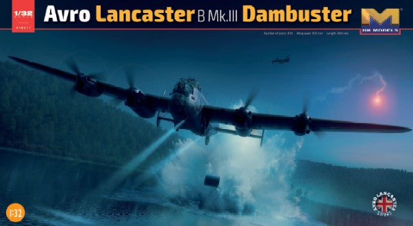 HK Models 100000000000 1/32 Avro Lancaster B Mk III Dambuster Bomber