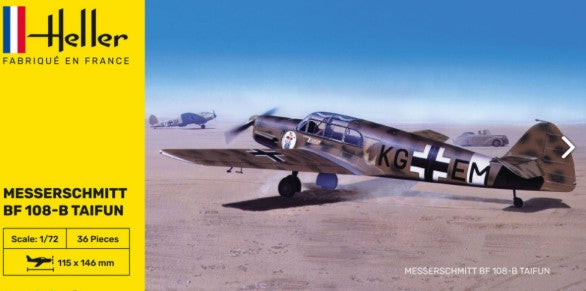 Heller 80231 1/72 Messerschmitt Bf108B Taifun Aircraft