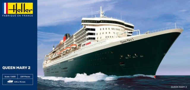 Heller 80626 1/600 Queen Mary 2 Transatlantic Ocean Liner