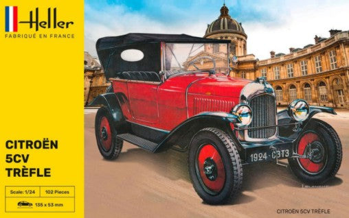 Heller 80702 1/24 Citroen 5CV Trefle Vintage Car