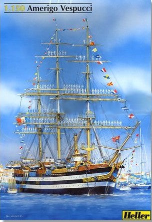 Heller 80807 1/150 Amerigo Vespucci Sailing Ship