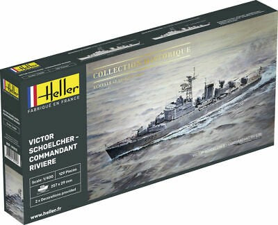 Heller 81015 1/400 Victor Schoelcher Commandant Riviere French Frigate