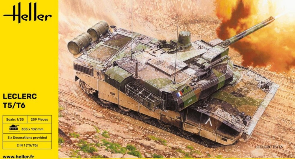 Heller 81142 1/35 Leclerc T5/T6 Main Battle Tank 