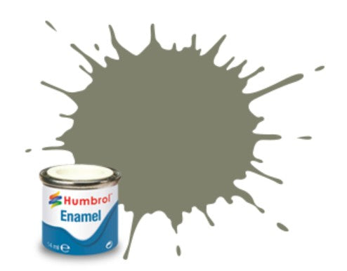 Humbrol 240 14ml. Enamel RLM02 Grey Matte Tinlets (6)