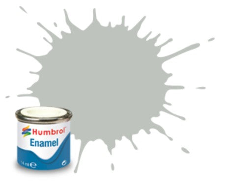 Humbrol 247 14ml. Enamel RLM76 Light Blue Matte Tinlets (6)