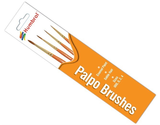 Humbrol 4250 000/0/2/4 Palpo Sable Brush Pack