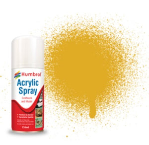 Humbrol 6016 150ml Acrylic Metallic Gold Spray