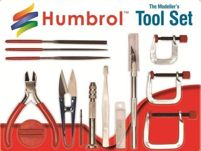 Humbrol 9159 Modeller's Medium Tool Set (14 different)