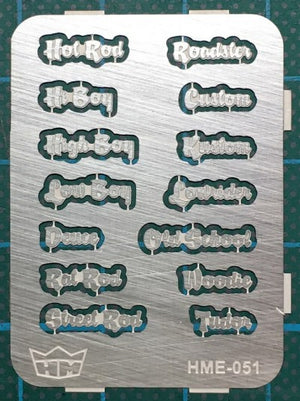 Highlight Model Studio 51 1/24-1/25 Chrome Emblems (14)