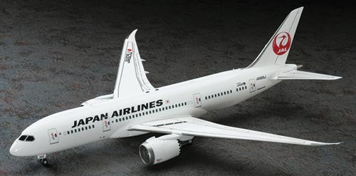 Hasegawa 10717 1/200 B787-8 JAL Commercial Japan Airliner