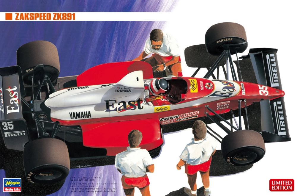 Hasegawa 20324 1/24 Zakspeed ZK891 1989 Racing Team F1 Race Car (Ltd Edition)