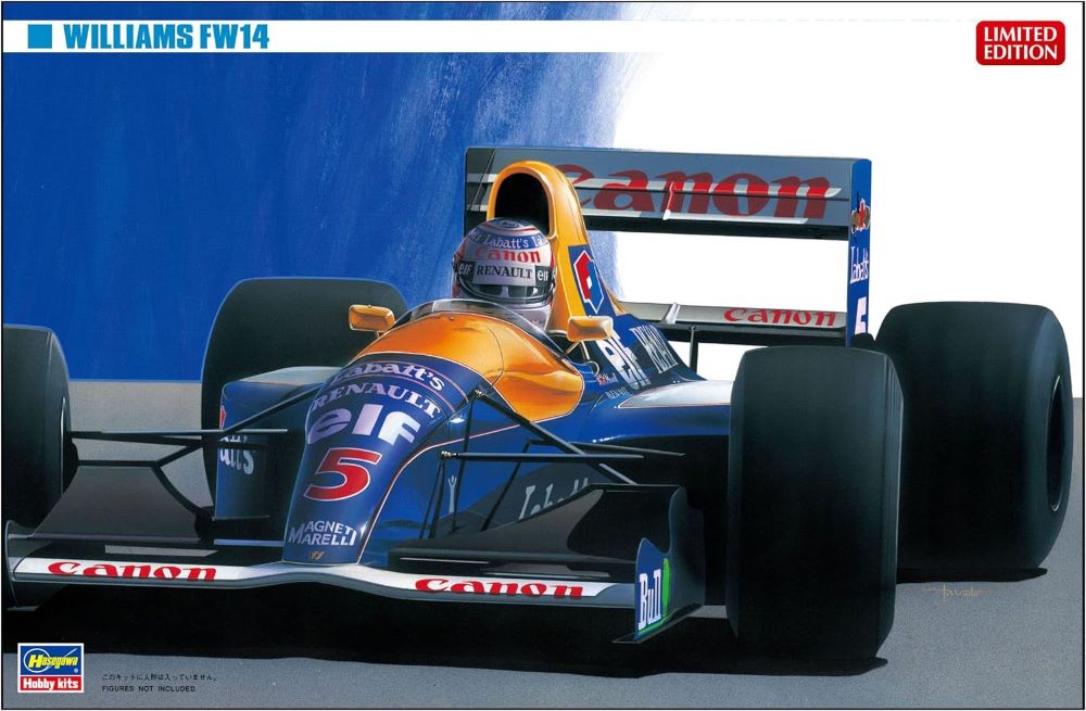 Hasegawa 20346 1/24 Williams FW14 Canon F1 Race Car (Ltd Edition) (Re-Issue)