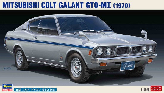 Hasegawa 20512 1/24 1970 Mitsubishi (Dodge) Colt Galant GTO-MII Car (Ltd Edition) (D)