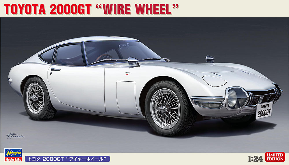 Hasegawa 20617 1/24 Toyota 2000GT Sports Car w/Wire Style Wheels (Ltd Edition)