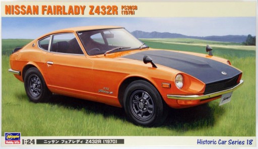Hasegawa 21118 1/24 1970 Nissan Fairlady Z432R Sports Car
