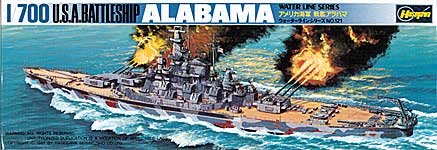 Hasegawa 49608 1/700 USS Alabama Battleship