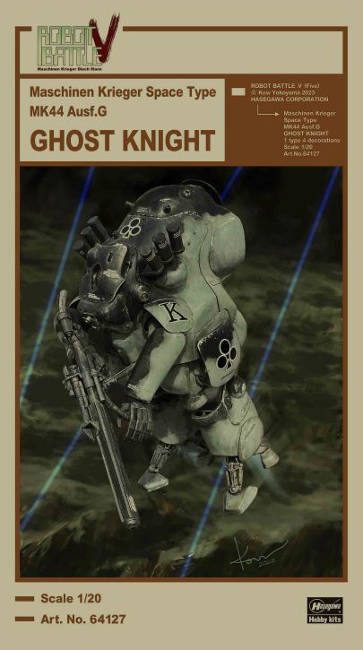 Hasegawa 64127 1/20 Robot Battle V Maschinen Krieger Space Type MK44 Ausf G Ghost Knight (Ltd Edition)