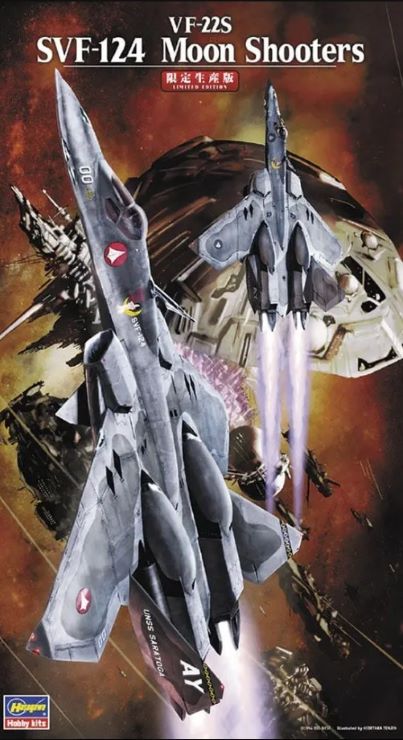 Hasegawa 65784 1/72 Macross VF22S SVF124 Moon Shooters Fighter (Ltd Edition)