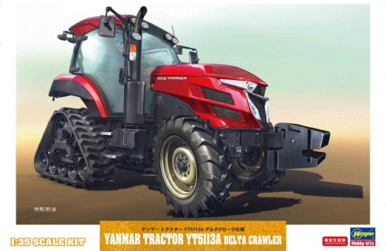 Hasegawa 66104 1/35 Yanmar YT5113A Delta Crawler Tractor Construction Machinery (Ltd Edition) (D)
