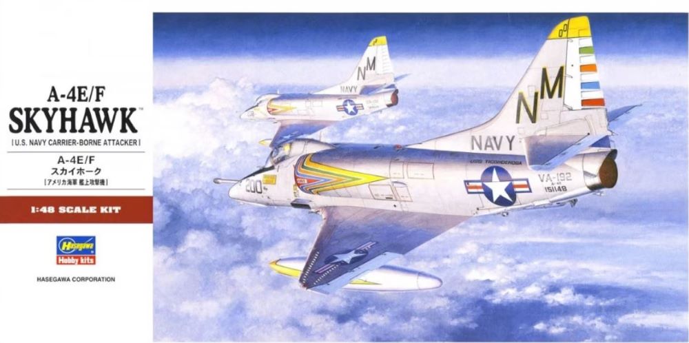 Hasegawa 7221 1/48 A4E/F Skyhawk USN Attacker Aircraft