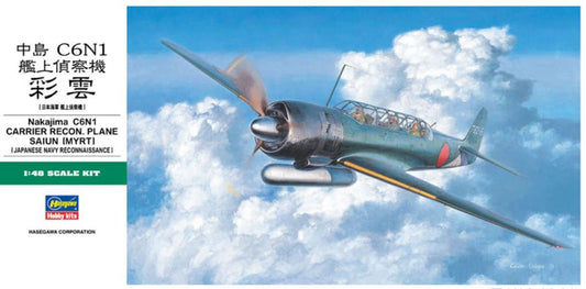Hasegawa 9084 1/48 Nakajima C6N1 Saiun (Myrt) Carrier Recon Aircraft