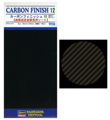 Hasegawa TF10 Carbon Finish (Coarse) Mylar Foil (Self-Adhesive)