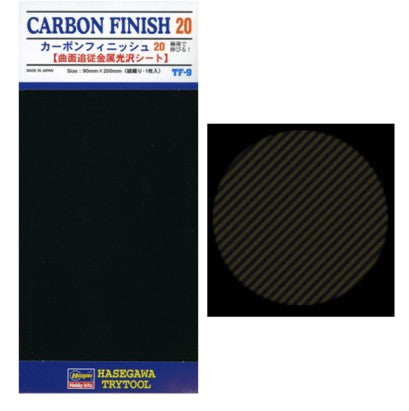 Hasegawa TF9 Carbon Finish (Fine) Mylar Foil (Self-Adhesive)