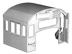 Hi-Tech Details 5010 HO Scale GE Single-Pane Front Window Cab -- U-25 Series