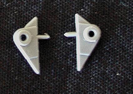 Hi-Tech Details 6020 HO Scale EMD Lifting Lugs for E & F Units 2 Pair -- Santa Fe Style for Front