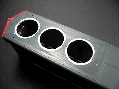 Hi-Tech Details 6031 HO Scale SD45 Radiator Fan Shroud Inserts -- For PROTO 2000; Use w/Cannon Fans Sold Separately