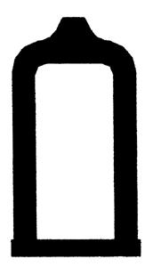 Hi-Tech Details 9601 HO Scale Western Short Diaphragms 1 Pair -- Black