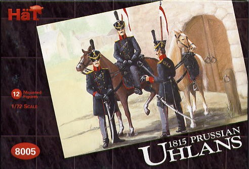 Hat Industries 8005 1/72 1815 Napoleonic Prussian Uhlans (12 Mtd)