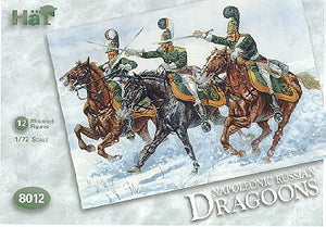 Hat Industries 8012 1/72 Napoleonic Russian Dragoons (12 Mtd)