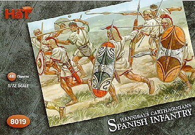 Hat Industries 8019 1/72 Hannibal’s Spanish Infantry (48)