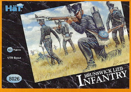 Hat Industries 8026 1/72 Napoleonic Brunswick Leib Infantry (48)