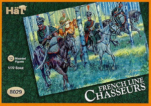 Hat Industries 8029 1/72 Napoleonic French Line Chasserus (12 Mtd)