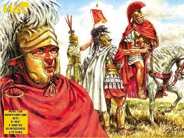 Hat Industries 8051 1/72 Punic War Roman Command (24 Foot, 8 Mtd)
