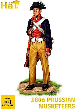 Hat Industries 8083 1/72 1806 Prussian Musketeers (48)