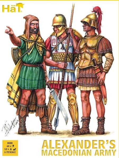 Hat Industries 8088 1/72 Alexander's Macedonian Army (60 Foot, 12 Mtd)