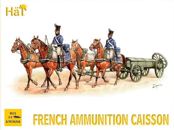Hat Industries 8101 1/72 French Ammo Caisson (3 Sets)