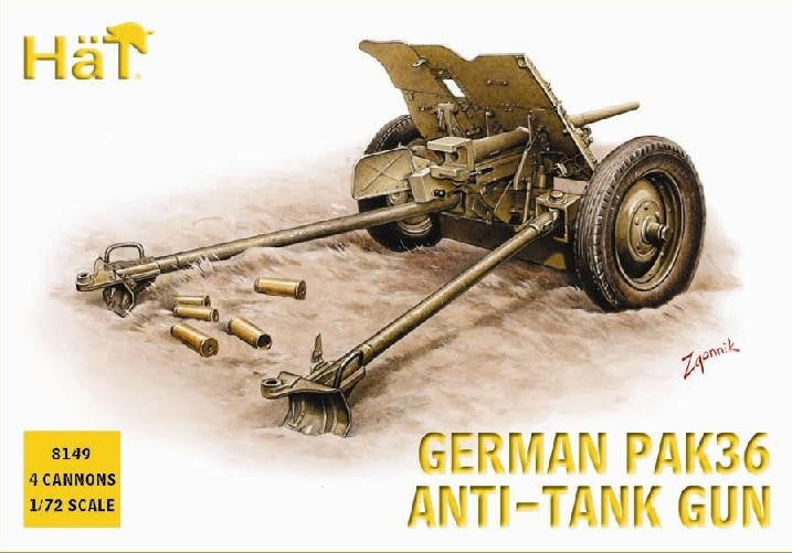 Hat Industries 8149 1/72 German PaK 36 Anti-Tank Gun (4)
